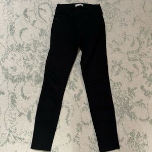 Black Madewell high rise 9” skinny jeans size 27T